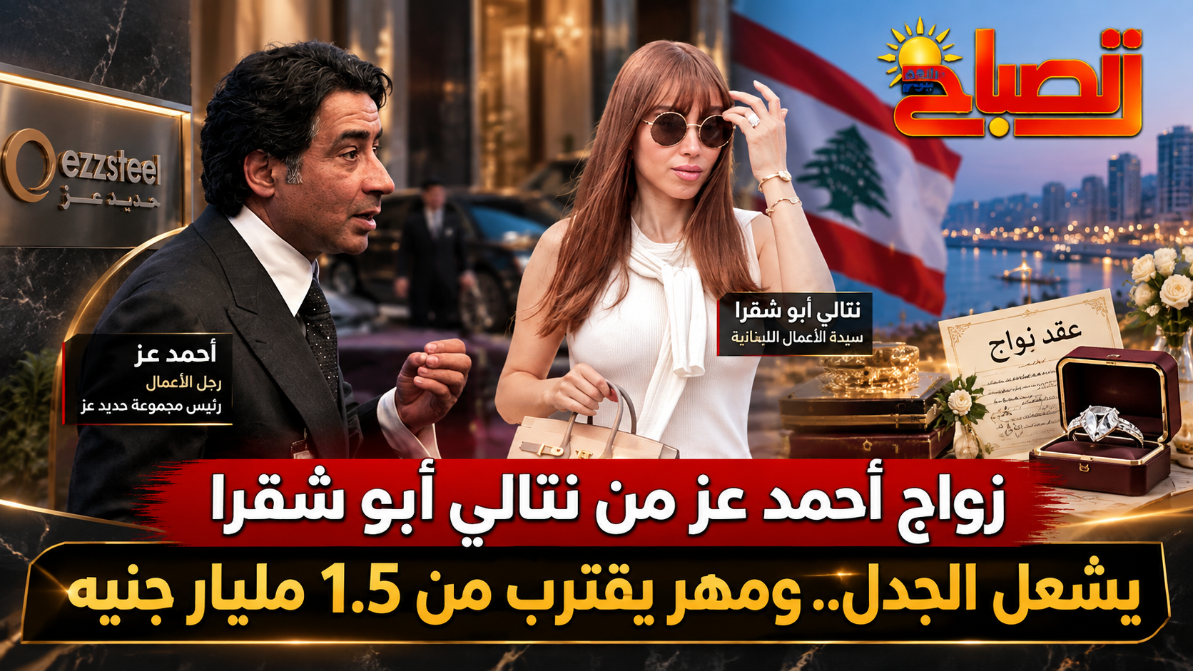 مهر بالمليارات وزواج بعيد عن الأضواء.. تفاصيل ارتباط أحمد عز بلبنانية